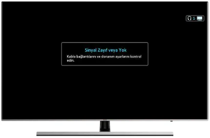 Televizyonda Sinyal Yok hatası - anten ve LNB ayarı
